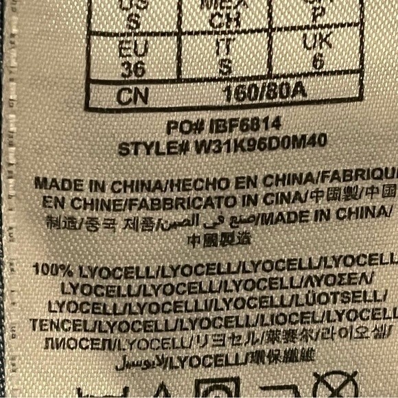 Guess Denim Chambray Cold Shoulder Button Front Dress Size Small - Picture 8 of 8